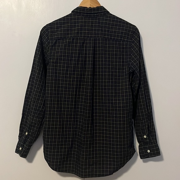 Ralph Lauren Plaid Button Down Dress Shirt Boy's XL 18-20 Windowpane - Picture 3 of 8